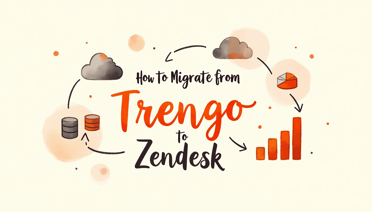 Cover for blog 'How to Migrate from Trengo to Zendesk: A Step-by-Step Guide'